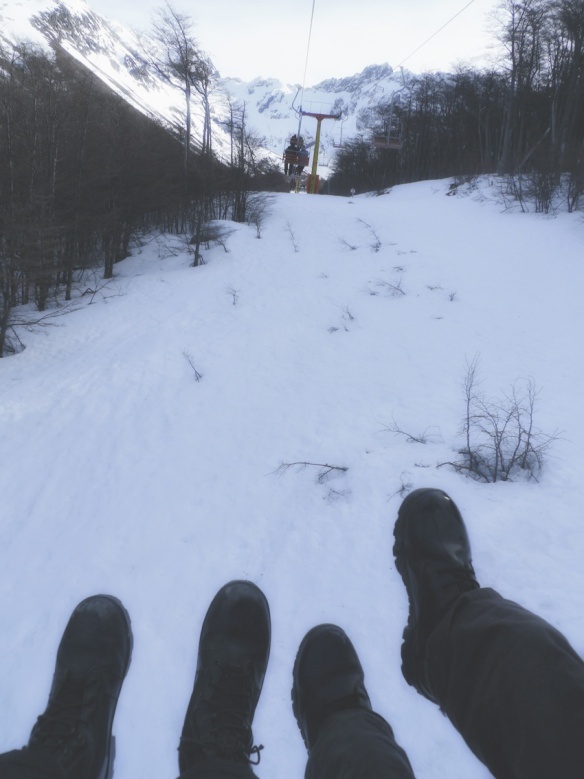Ski Lift up the hill